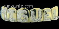 Diamond Cut Letters Grillz Grillz
