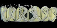 Ribbon Diamond Cut Grillz Grillz