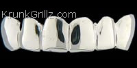 Polished Silver Grillz