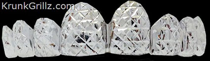 Cube Diamond Cut Grillz