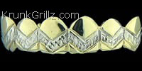 V Diamond Cut Grillz Grillz