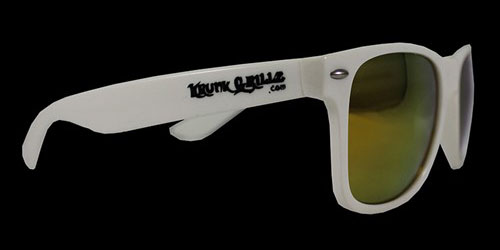 White/Gold Sunglasses Grillz