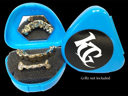 Blue Grillz Case Grillz