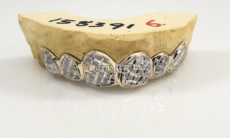 Border Diamond Cut Diamond Dust Grillz
