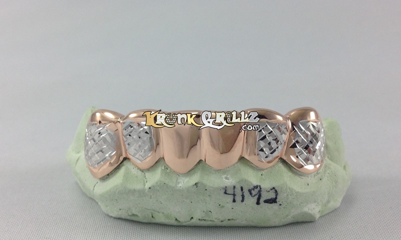 Side Border Diamond Cut Grillz