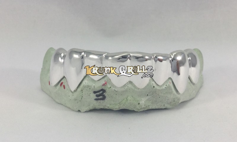 Polished Silver Grillz