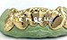 gold grillz with diamond cuts