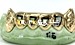 open face crown gold teeth